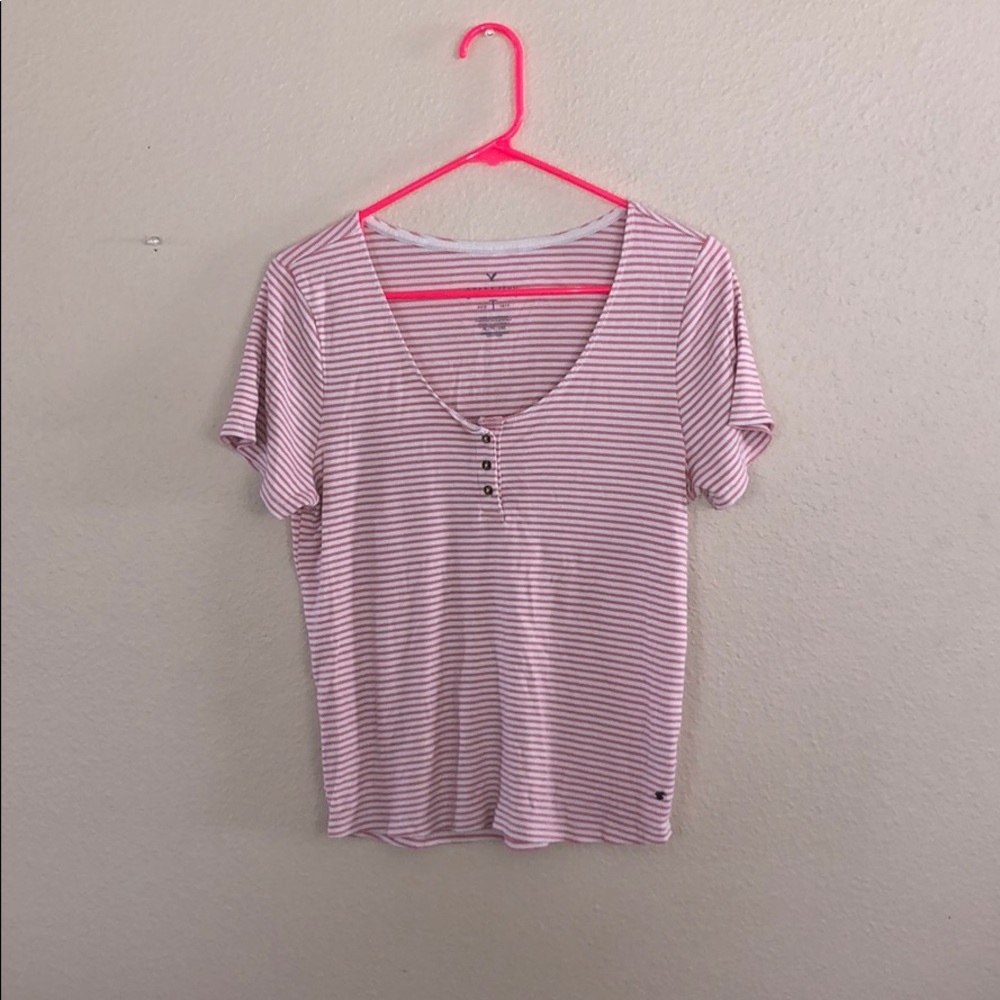 Soft and sexy white and pink t-shirt